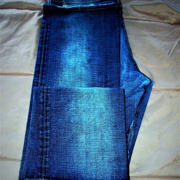 Mavi Matt relaxed Boot Cut Men's Jeans Sz 33/34 - Picture 3 of 6